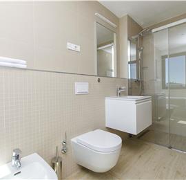 5 bedroom beachfront villa with heated pool near Omis, sleeps 9